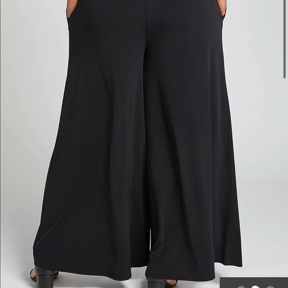 NWT Lane Bryant Knit Kit Pull-On Wide Leg Pant - Picture 3 of 5